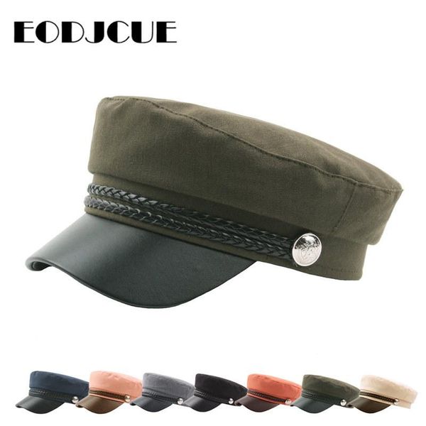 berets 2021 fashion ladies octagonal hat womens hats spring summer beret caps women captain leather bone, Blue;gray
berets 2021 fashion ladies octagonal hat womens hats spring summer beret caps women captain leather bone, Blue;gray