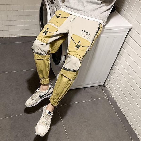 men's pants men ribbons multi-pocket cargo harem joggers sweatpant hip hop trousers japanese streetwear 2021 fashion men's overall, Black
men's pants men ribbons multi-pocket cargo harem joggers sweatpant hip hop trousers japanese streetwear 2021 fashion men's overall, Black
