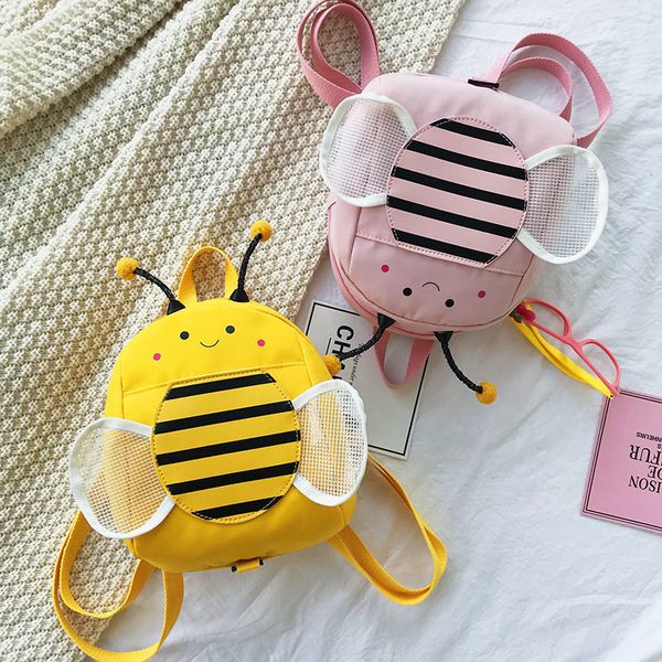 cute girls cotton linen backpack lovely children honeybee anti-lost double shoulder bags kindergarten kids mini bookbag mochila y0125
cute girls cotton linen backpack lovely children honeybee anti-lost double shoulder bags kindergarten kids mini bookbag mochila y0125