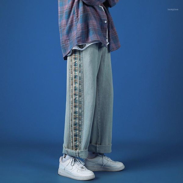 2021 spring men's black/blue elastic casual pants baggy homme wide leg pants loose cargo pocket jeans biker denim trousers -2xl1
2021 spring men's black/blue elastic casual pants baggy homme wide leg pants loose cargo pocket jeans biker denim trousers -2xl1