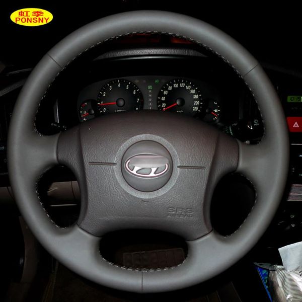 ponsny car steering wheel covers case for elantra car-styling auto hand-stitched cover genuine leather
ponsny car steering wheel covers case for elantra car-styling auto hand-stitched cover genuine leather