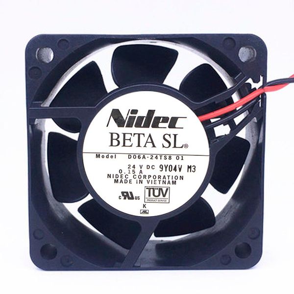 fans & coolings nidec d06a-24ts8 24v 0.15a 6025 6cm 2-lines double ball bearing ultra-quiet cooling fan
fans & coolings nidec d06a-24ts8 24v 0.15a 6025 6cm 2-lines double ball bearing ultra-quiet cooling fan