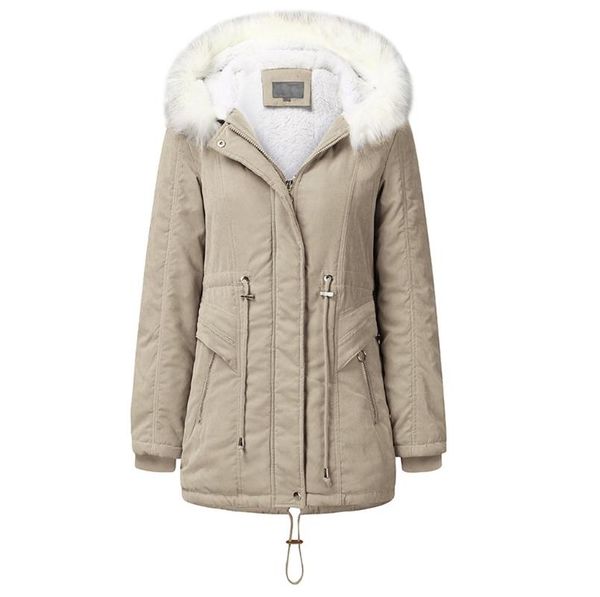 women winter parkas coat fashion mid long wadded coat female hooded thick cotton warm jacket overcoats plus size outwear #925, Black;brown
women winter parkas coat fashion mid long wadded coat female hooded thick cotton warm jacket overcoats plus size outwear #925, Black;brown
