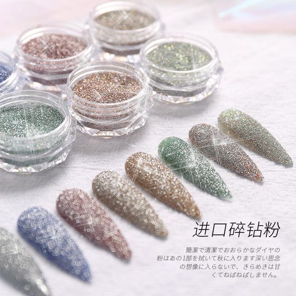 nail glitter 8pcs art jewelry diamond powder sequins effect white colorful, Silver;gold
nail glitter 8pcs art jewelry diamond powder sequins effect white colorful, Silver;gold