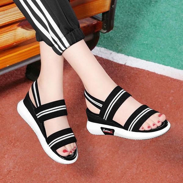 2021 summer new women's shoes round toe casual sandals fashion women's shoes thick sole bottom muffin sole wild, Black
2021 summer new women's shoes round toe casual sandals fashion women's shoes thick sole bottom muffin sole wild, Black