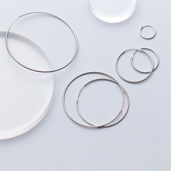 charm 925 sterling silver hoop earring 50/60mm round circle loop gifts simple jewelry girl teen e4611, Golden
charm 925 sterling silver hoop earring 50/60mm round circle loop gifts simple jewelry girl teen e4611, Golden