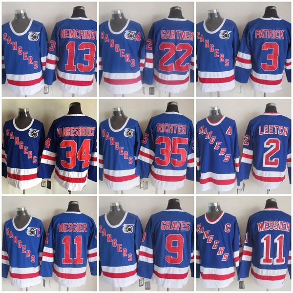 vintage new york rangers 35 richter 28 domi 2 leetch 23 beukeboom 11 messier 26 kocur 9 graves 3 patrick hockey jersey, Black
vintage new york rangers 35 richter 28 domi 2 leetch 23 beukeboom 11 messier 26 kocur 9 graves 3 patrick hockey jersey, Black