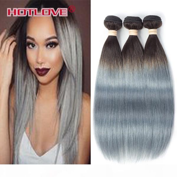 ove two tone 1b grey ombre brazilian remy human hair extensions straight hair 3 bundles 4 bundles lot gray color 12-24 inch, Black
ove two tone 1b grey ombre brazilian remy human hair extensions straight hair 3 bundles 4 bundles lot gray color 12-24 inch, Black