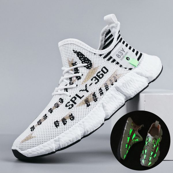 shoes for men soft sole running shoes comfortable breathable outdoor casual shoes luminous shock absorbing sneakers zapatillas, Black
shoes for men soft sole running shoes comfortable breathable outdoor casual shoes luminous shock absorbing sneakers zapatillas, Black