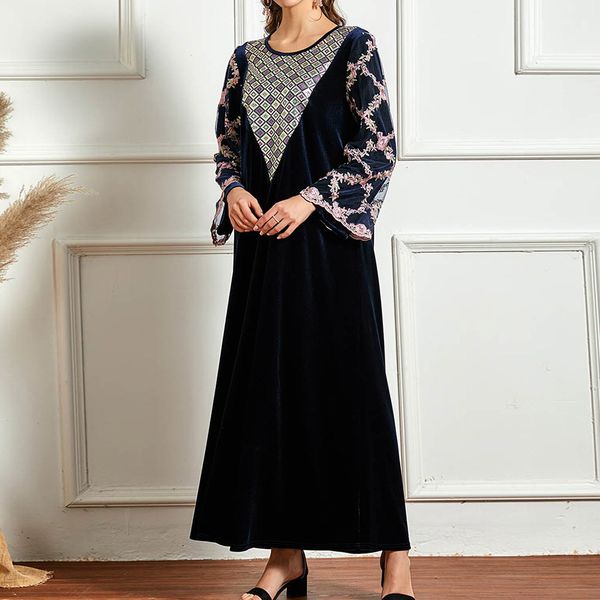 2021 dressed muslim fashion comfort contrast sewing velvet net thread embroidered mangoes spread around the neck in an arab robe px9j, Black;gray
2021 dressed muslim fashion comfort contrast sewing velvet net thread embroidered mangoes spread around the neck in an arab robe px9j, Black;gray