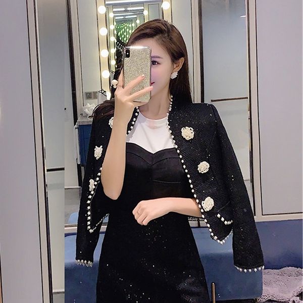 4cicq 2020 autumn and winter coat graceful suit women's two-piece pearl pearl black woolen coat overskirt black set women 8919 cwihd, Gray
4cicq 2020 autumn and winter coat graceful suit women's two-piece pearl pearl black woolen coat overskirt black set women 8919 cwihd, Gray