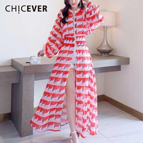 chicever print hit color women's trench mandarin collar lantern sleeve tunic high waist summer windbreaker female clothes 20201, Tan;black
chicever print hit color women's trench mandarin collar lantern sleeve tunic high waist summer windbreaker female clothes 20201, Tan;black