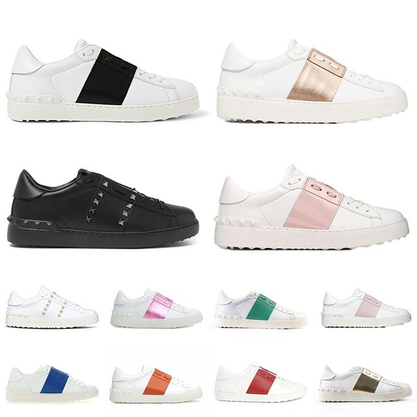 luxurys mens womesn designer flats shoes 2022 fashion rivets design black white striped with metallic gold glitter sliver rose wine red bott, White;red
luxurys mens womesn designer flats shoes 2022 fashion rivets design black white striped with metallic gold glitter sliver rose wine red bott, White;red