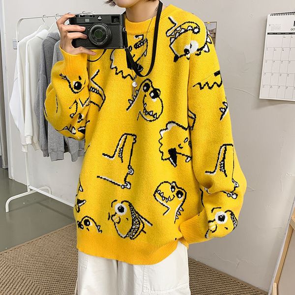 autumn 2021 new style around the neck lazy student mesh sweater loose upper garments yellow h8du, White;black
autumn 2021 new style around the neck lazy student mesh sweater loose upper garments yellow h8du, White;black