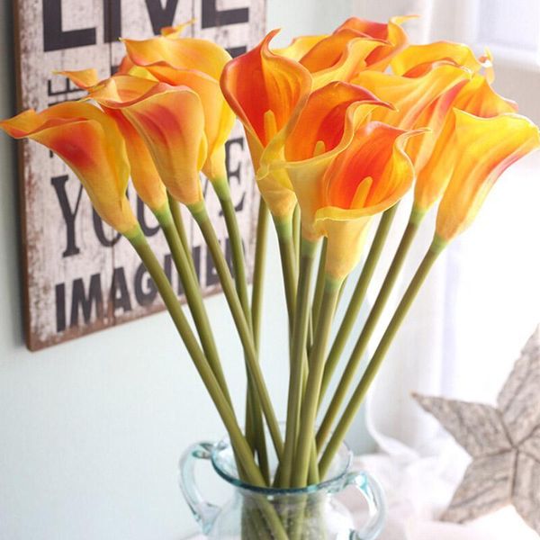 decorative flowers & wreaths 1pcs artificial wedding decoration pu calla lily bouquets home autumn plants fake flores1
decorative flowers & wreaths 1pcs artificial wedding decoration pu calla lily bouquets home autumn plants fake flores1