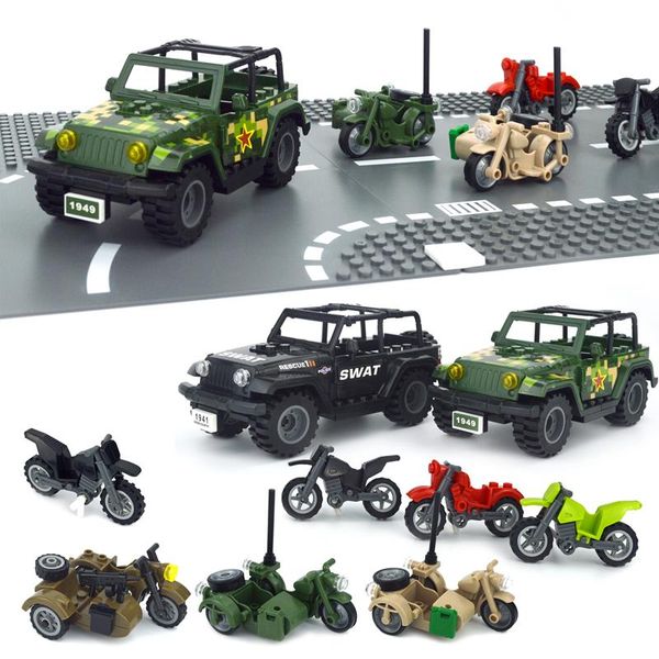 military cross country motorcycle army soldiers swat suv city police car brick set ww2 military accessories building blocks yxlgic xhlove
military cross country motorcycle army soldiers swat suv city police car brick set ww2 military accessories building blocks yxlgic xhlove