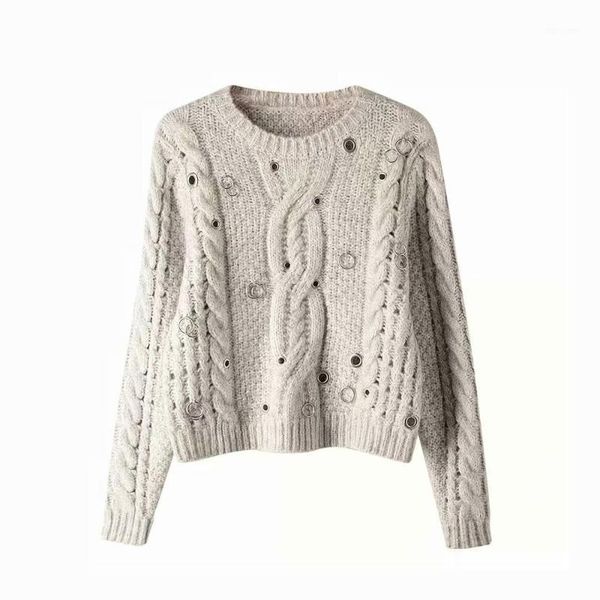 2020 spring women's dress autumn and winter new style crew neck ball linen flower decoration pullover sweater1, White;black
2020 spring women's dress autumn and winter new style crew neck ball linen flower decoration pullover sweater1, White;black