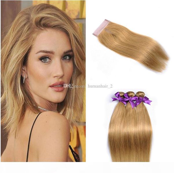 silk straight human hair bundles with closure honey blonde 27# color for hair salon brazilian virgin human hair 3bundles with closure, Black;brown
silk straight human hair bundles with closure honey blonde 27# color for hair salon brazilian virgin human hair 3bundles with closure, Black;brown