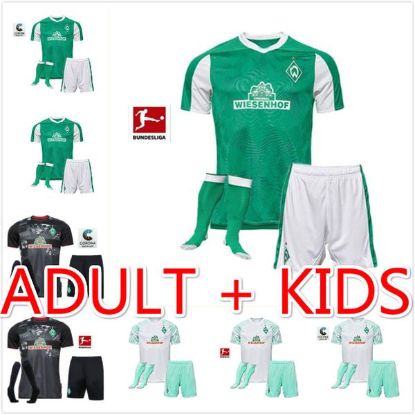 kids kit 20 21 werder bremen home away soccer jerseys 2020 2021 junior sportverein pizarro osako harnik kruse rashica football shirt, Black;yellow
kids kit 20 21 werder bremen home away soccer jerseys 2020 2021 junior sportverein pizarro osako harnik kruse rashica football shirt, Black;yellow