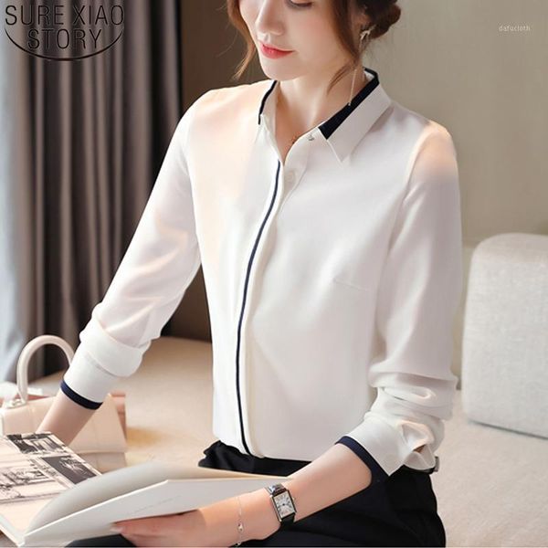 2020 fashion white chiffon blouse women shirt long sleeve office lady collar shirt women blusas mujer clothes 121921
2020 fashion white chiffon blouse women shirt long sleeve office lady collar shirt women blusas mujer clothes 121921