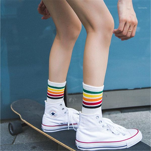 harajuku cool skateborad short rainbow socks art women fashion white cotton cocks hipster cartoon colored ankle socks female1, Black
harajuku cool skateborad short rainbow socks art women fashion white cotton cocks hipster cartoon colored ankle socks female1, Black