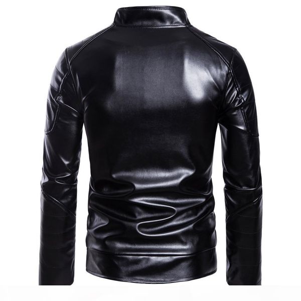 new men's leather clothing 2018 autumn new european and american foreign trade jacket european code large size leather jacket, Black
new men's leather clothing 2018 autumn new european and american foreign trade jacket european code large size leather jacket, Black