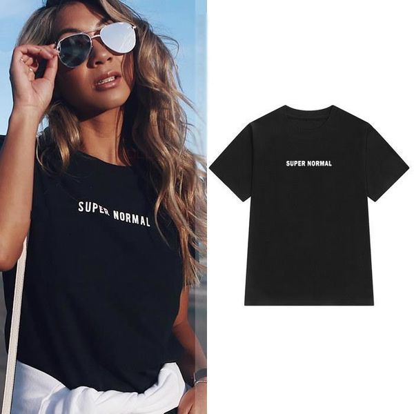 super normal letter print women tshirt cotton casual funny t shirt for lady yong girl tee hipster tumblr ins drop ship s-132, White
super normal letter print women tshirt cotton casual funny t shirt for lady yong girl tee hipster tumblr ins drop ship s-132, White