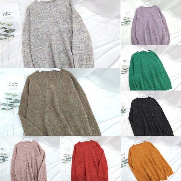 new korean pure color pulloversweater pullover knitted women's dress in autumn and winter 2020round neck pullover and loose large board, White;black
new korean pure color pulloversweater pullover knitted women's dress in autumn and winter 2020round neck pullover and loose large board, White;black