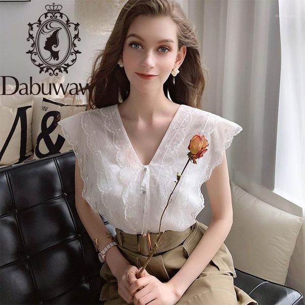 dabuwawa sleeveless v-neck sweet blouses female summer elegant appliques blouse solid shirt for women bow button dt1bst0201, White
dabuwawa sleeveless v-neck sweet blouses female summer elegant appliques blouse solid shirt for women bow button dt1bst0201, White