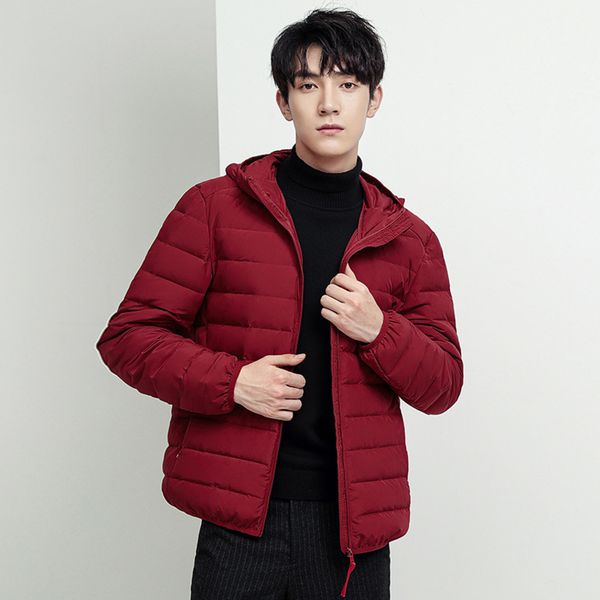 Men's y cloth cool same style 90 white duck hooded light et anti drilling down wind proof warm and cold ristant cardigan men, Black
Men's y cloth cool same style 90 white duck hooded light et anti drilling down wind proof warm and cold ristant cardigan men, Black