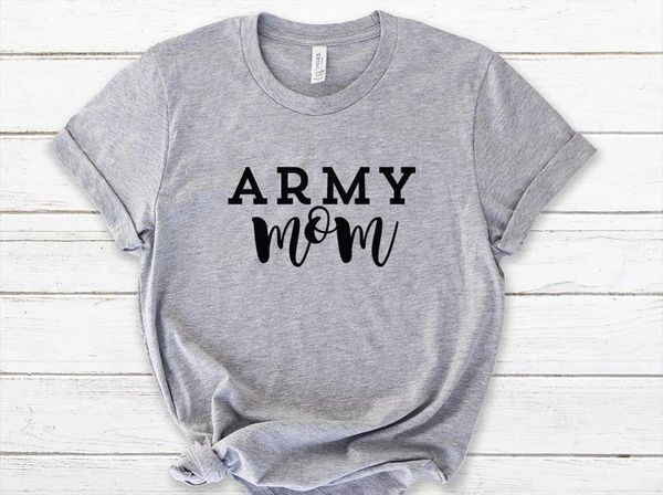 army mom print women tshirt cotton casual funny t shirt for lady yong girl tee hipster drop ship s 254, White
army mom print women tshirt cotton casual funny t shirt for lady yong girl tee hipster drop ship s 254, White