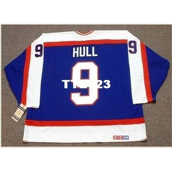 121 #9 bobby hull winnipeg jets 1978 ccm vintage hockey jersey or custom any name or number retro jersey, Black
121 #9 bobby hull winnipeg jets 1978 ccm vintage hockey jersey or custom any name or number retro jersey, Black