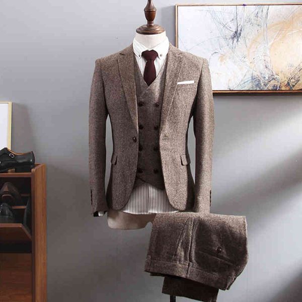 men's suits & blazers arrival khaki tweed groom tuxedos notch lapel groomsmen mens wedding business prom 3pieces (jacket+pants+vest) 0v, White;black
men's suits & blazers arrival khaki tweed groom tuxedos notch lapel groomsmen mens wedding business prom 3pieces (jacket+pants+vest) 0v, White;black