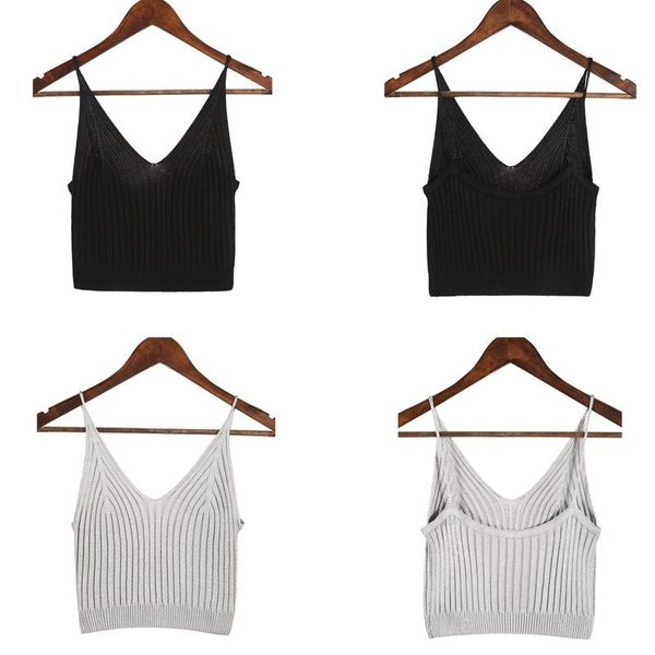 women's tanks & camis women knitted crop v-neck slim strappy vest camisole casual solid high elastic basic tank sleeveless short sh, White
women's tanks & camis women knitted crop v-neck slim strappy vest camisole casual solid high elastic basic tank sleeveless short sh, White