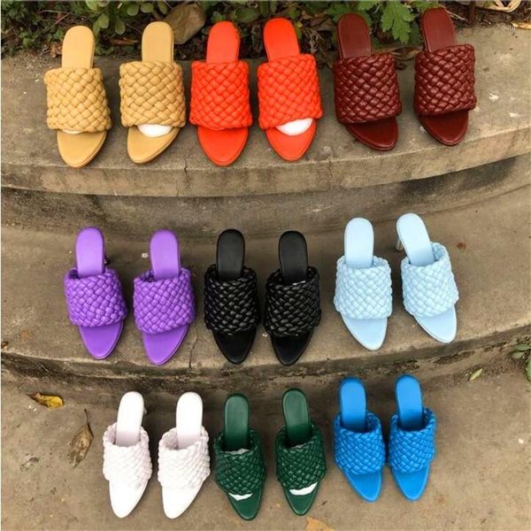 new pointed pointed woven high heel sandals open toe fine heel sheepskin fashion high heels summer ladies slippers1, Black
new pointed pointed woven high heel sandals open toe fine heel sheepskin fashion high heels summer ladies slippers1, Black