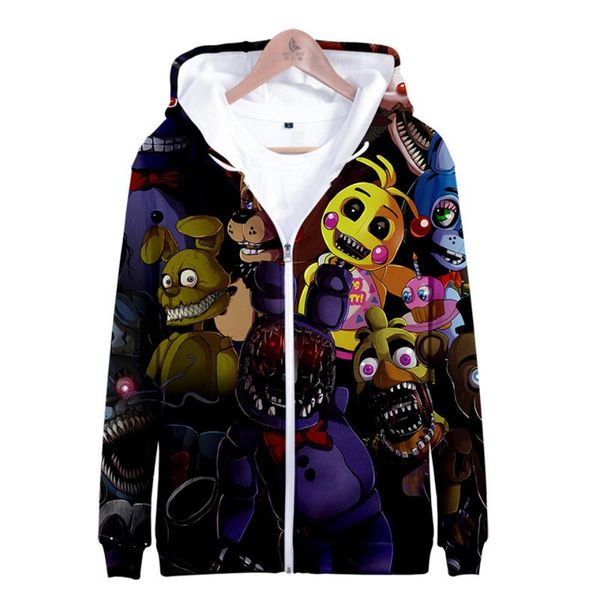five nights at freddys 3d hoodies fnaf children zipper hoodie sweatshirt for kids boys winter autumn jacket coat clothes, Black
five nights at freddys 3d hoodies fnaf children zipper hoodie sweatshirt for kids boys winter autumn jacket coat clothes, Black