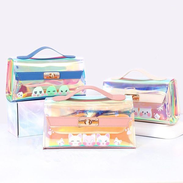 foreign trade 2019 new style portable pvc cosmetic bag 2pcs set outdoor travel waterproof wash bag fashion transparent1
foreign trade 2019 new style portable pvc cosmetic bag 2pcs set outdoor travel waterproof wash bag fashion transparent1