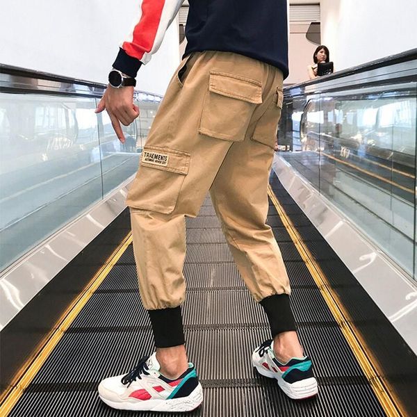 fashion male halon pants loose style student youth men's khaki black functional overalls spring leg ankle-length sports pants1
fashion male halon pants loose style student youth men's khaki black functional overalls spring leg ankle-length sports pants1