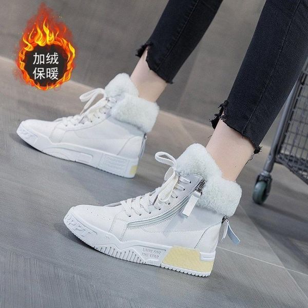 white shoes winter warm fur sneakers women ankle boots snow shoes 2020 winter casual female snow boots white cotton padded, Black
white shoes winter warm fur sneakers women ankle boots snow shoes 2020 winter casual female snow boots white cotton padded, Black