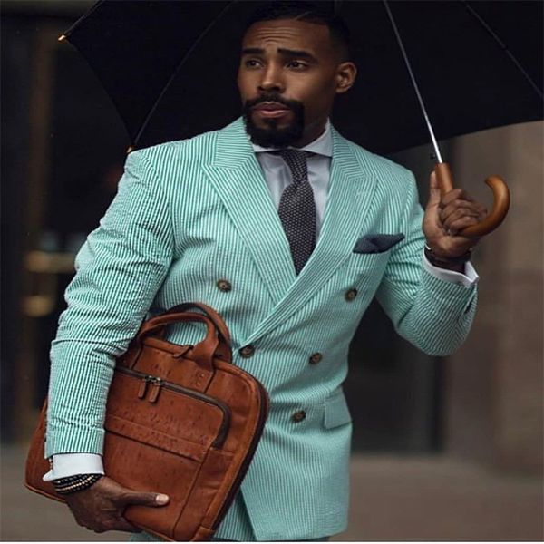 2 pieces pinstripe men suits cotton groom tuxedos lapel modern formal double breasted men coat+pant custom made party suit, Black;gray
2 pieces pinstripe men suits cotton groom tuxedos lapel modern formal double breasted men coat+pant custom made party suit, Black;gray
