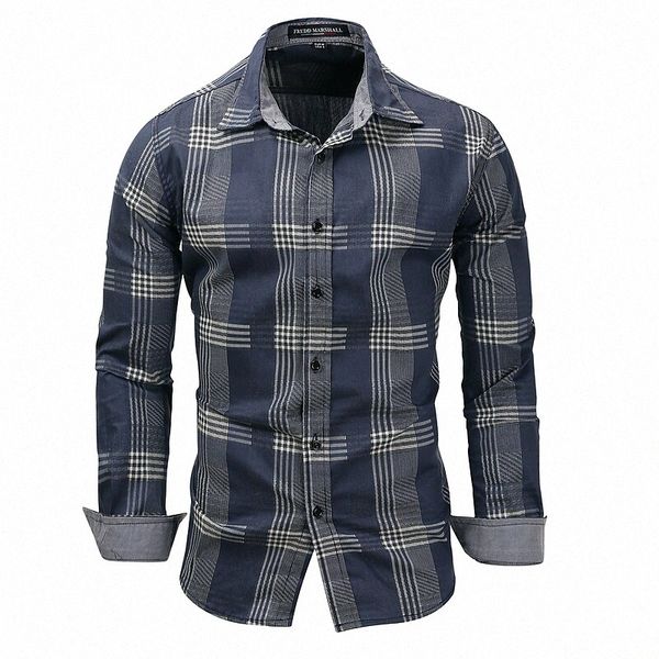 men's shirt plaid collar street daily button-down long sleeve cotton business casual comfortable blue o8el#, White;black
men's shirt plaid collar street daily button-down long sleeve cotton business casual comfortable blue o8el#, White;black