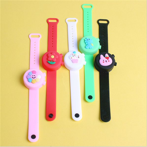 2pcs/set hand sanitizer dispenser bottle silicone wrist bracelet portable cartoon dinosaur degerming wristband bangles with bottle g10802, Red;brown
2pcs/set hand sanitizer dispenser bottle silicone wrist bracelet portable cartoon dinosaur degerming wristband bangles with bottle g10802, Red;brown