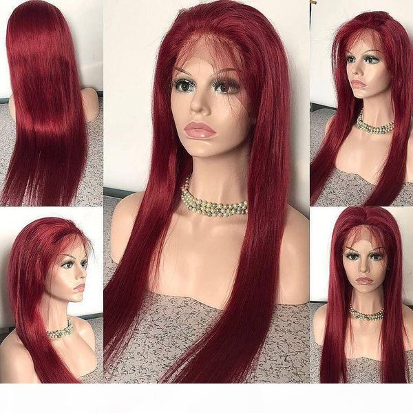 for black women #99j wine red full lace human hair wigs straight peruvian burgundy hair glueless lace front wigs middle part 130% density, Black;brown
for black women #99j wine red full lace human hair wigs straight peruvian burgundy hair glueless lace front wigs middle part 130% density, Black;brown