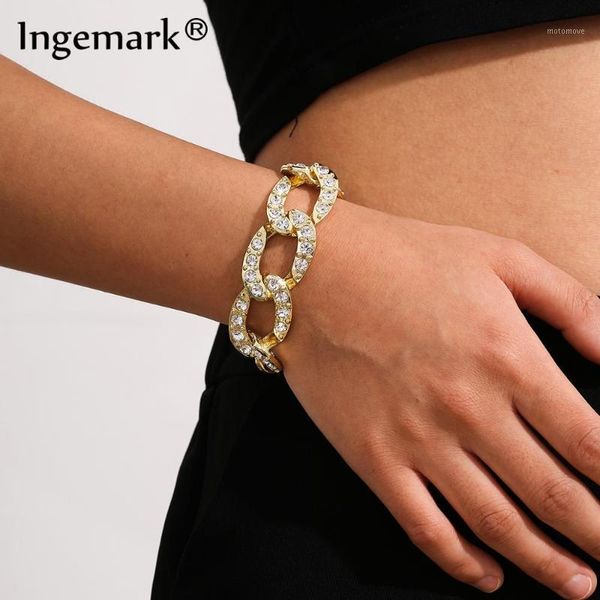 hip hop luxury cuban full crystal chain bracelet women men vintage iced out paved rhinestone chunky bangle charm hand jewelry1, Black
hip hop luxury cuban full crystal chain bracelet women men vintage iced out paved rhinestone chunky bangle charm hand jewelry1, Black