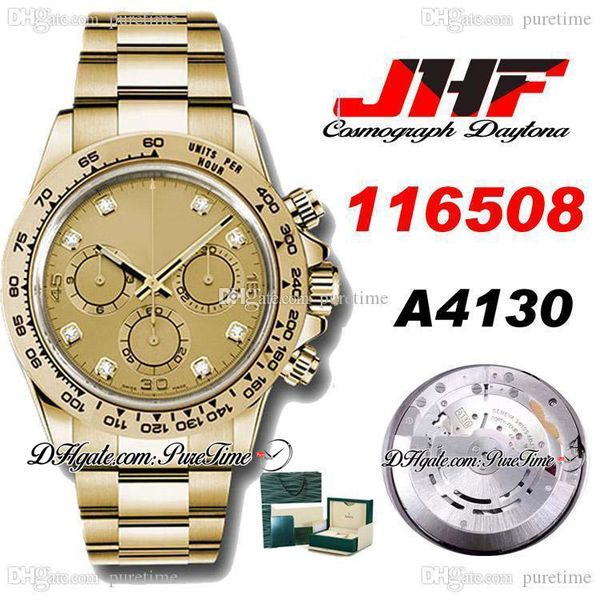 jhf a4130 automatic chronograph mens watch 18k yellow gold gold dial diamonds stainless steel bracelet edition 116508 ptrx puretime i9, Slivery;brown
jhf a4130 automatic chronograph mens watch 18k yellow gold gold dial diamonds stainless steel bracelet edition 116508 ptrx puretime i9, Slivery;brown