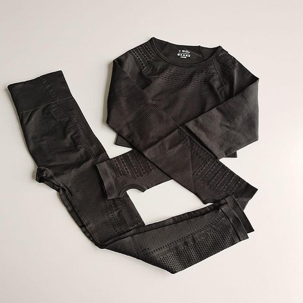 gym pcs/set seamless women sport suit yoga pants gym workout clothes long sleeve fitness crop leggings yoga set running, Gray
gym pcs/set seamless women sport suit yoga pants gym workout clothes long sleeve fitness crop leggings yoga set running, Gray