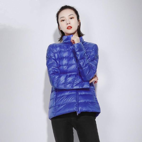 women's down & parkas winter jackets 2021 fashion short slim light shiny female coats white duck woman mujer chaqueta zjt17, Black
women's down & parkas winter jackets 2021 fashion short slim light shiny female coats white duck woman mujer chaqueta zjt17, Black