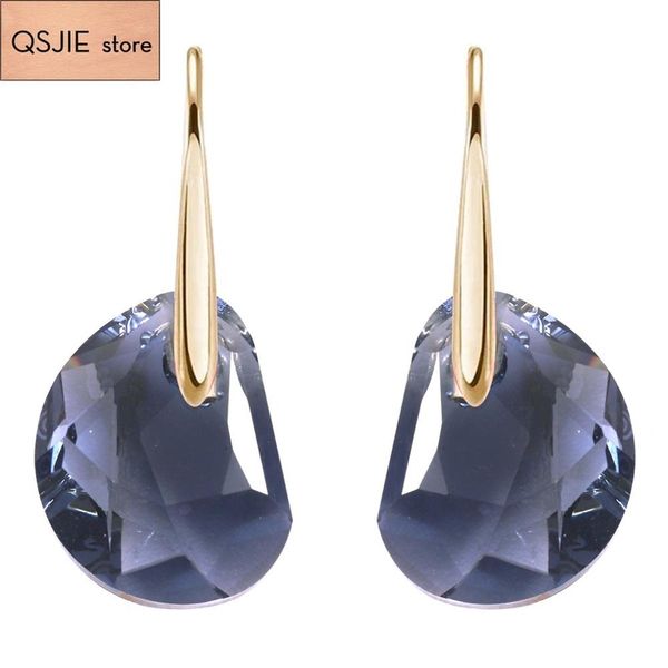 qsjie swa dark blue rose gold crystal fashion jewelry with perforated earrings and female ear nails, Golden;silver
qsjie swa dark blue rose gold crystal fashion jewelry with perforated earrings and female ear nails, Golden;silver