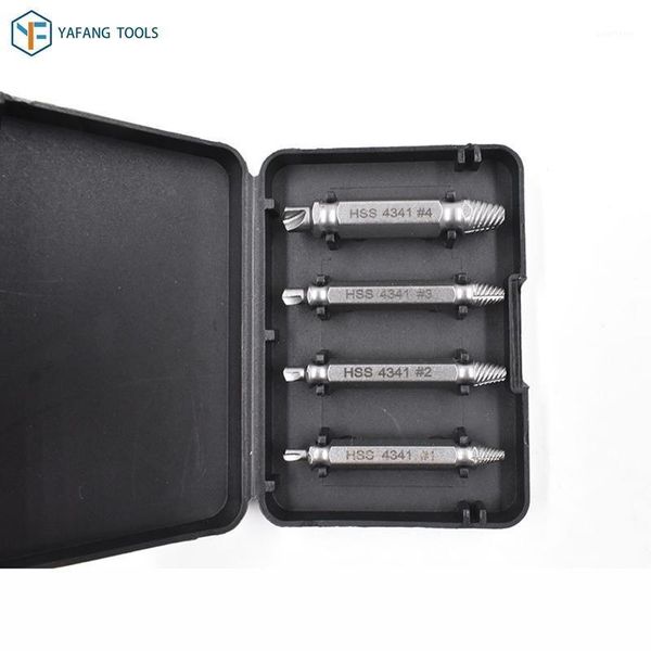 4pc/set hss damaged screw extractor out remover broken bolt stud removal tool kit #1 #2 #3 #4 power tools1
4pc/set hss damaged screw extractor out remover broken bolt stud removal tool kit #1 #2 #3 #4 power tools1