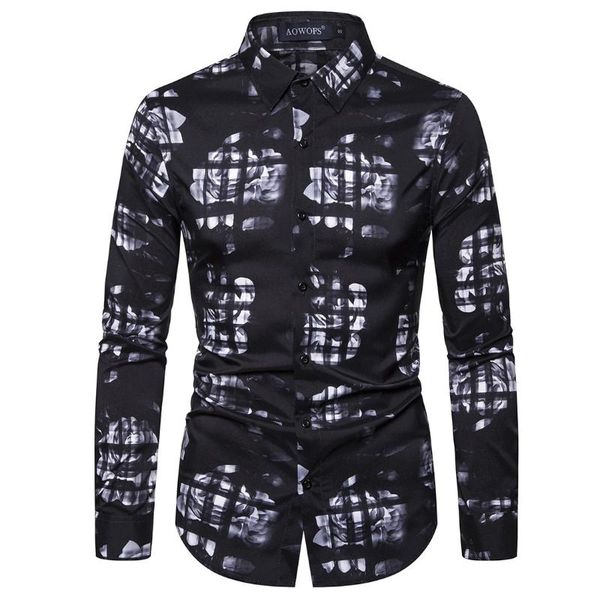 spring new arrival plus-size shirts digital printed european size long-sleeve shirts for men, White;black
spring new arrival plus-size shirts digital printed european size long-sleeve shirts for men, White;black